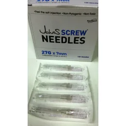 Гвинтова голка Screw Needles 27G x 7mm з регульованою довжиною – John's