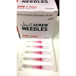 Гвинтова голка Screw Needles 29G х 7mm з регульованою довжиною – John's