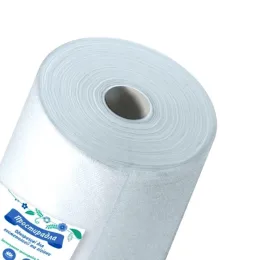 Простирадло одноразове спанбонд 0,8 х 100 м / 25 г/м² Doily, білий колір