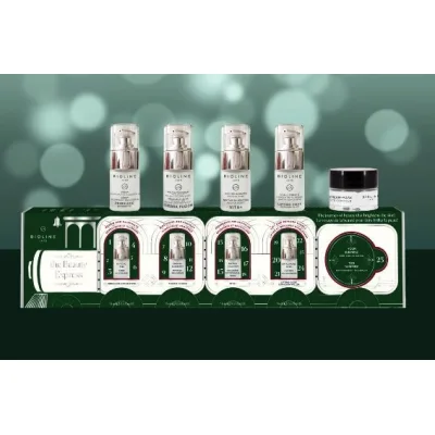 Подарунковий адвент-набір Bioline Jato Christmas Gift Beauty Express — святкова краса у кожному віконці