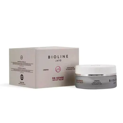 Живильний крем з тетрапептидом  BIOLINE JATO De-Sense Instant Relief Nourishing Cream Tetrapeptide 50 мл