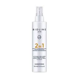 Молочко-спрей 2 в 1 для обличчя та тіла Bioline Jato Sundefense After Sun Tan Activator Face Body Milk Spray Tan Repair 150 мл