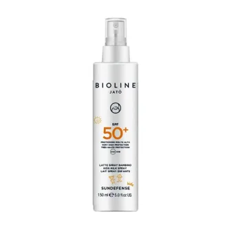Молочко-спрей для дітей SPF 50+ Very High Protection Kids Milk Spay 150 мл. BIOLINE JATO Sundefense