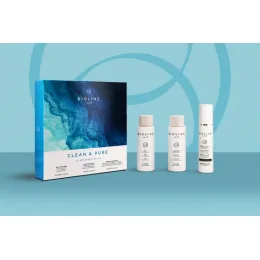Подарунковий Kit Clean Pure гель 99 мл, лосьон Pure 99 мл, освітлюючий крем Primaluce 50 мл BIOLINE JATO