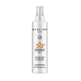Молочко-спрей для обличчя та  тіла з високим ступенем захисту SPF 50+ /Very High Protection Milk Face / Body Multi-Protection 150 мл. BIOLINE JATO