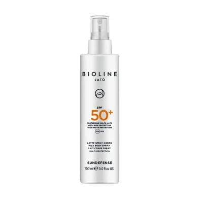 Сонцезахисне молочко-спрей для обличчя та тіла SPF 50+ Multi-Protection – Bioline Jato