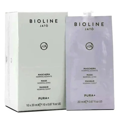 Маска для жирної шкіри Pura+ Mask Normalizing BIOLINE JATO – боротьба з акне та звуження пор