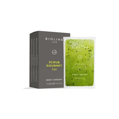 Фруктовий скраб для тіла Scrub Gourmet 300гр (60g х 5) BIOLINE JATO Body Concept – ефективне відлущування та зволоження для шкіри