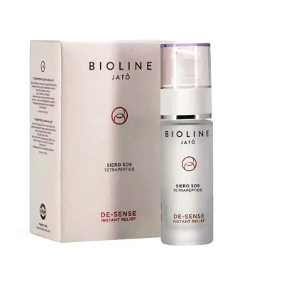 Сироватка SOS з тетрапептидом De-Sense Instant Relief 30 мл Bioline Jato – Інтенсивне заспокоєння для чутливої шкіри