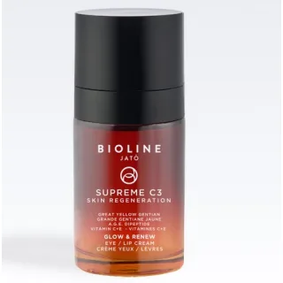 Професійний омолоджуючий крем для контуру очей та губ Bioline Jato Supreme C3 Glow & Renew Eye/Lip Cream 30 мл