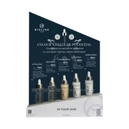 Фірмовий рекламний дисплей-стенд екзосомальних сироваток Bioline Jato Exosomes Limited Edition