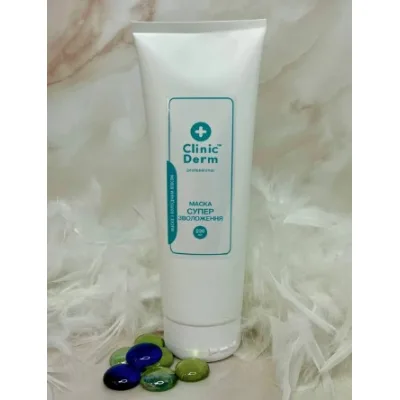 Маска СУПЕРЗВОЛОЖЕННЯ Clinic Derm 230 мл – колоїдний овес, відновлення гідробалансу та здорове сяйво шкіри