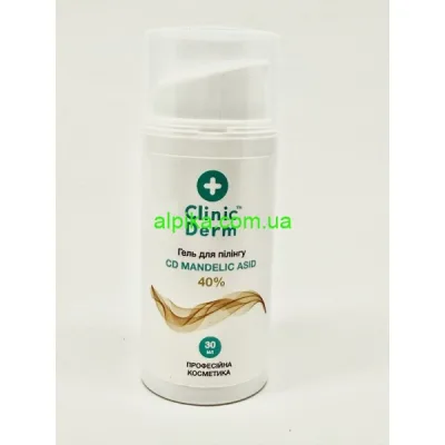 Мультикислотний мигдальний гель для пілінгу CD Mangelic Asid 40% 30 мл Professional Clinic Derm