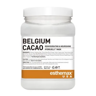 Гідрожелева альгінатна маска з бельгійським какао Authentic Peel-Off Hydrojelly Mask – BELGIUM CACAO 887ml Esthemax