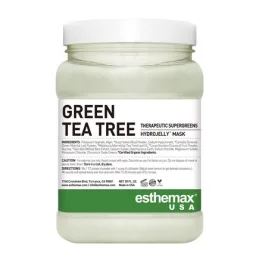 Гідрожелева альгінатна маска з екстрактом чайного дерева та матча Esthemax 887ml – заспокоююча та антиакне