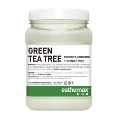 Гідрожеле альгінатна маска з екстрактом чайного дерева та матча Green Tea Tree 887ml Esthemax