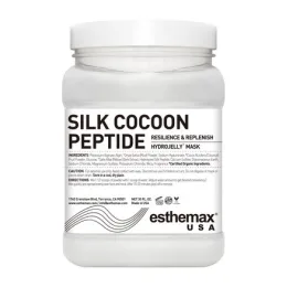 Альгінатна гідрожеле маска з пептидами шовку Esthemax Silk Cocoon Peptide Hydrojelly Mask 887 мл – для зволоження та омолодження шкіри