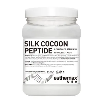 Альгінатна гідрожеле маска з пептидами шовку Esthemax Silk Cocoon Peptide Hydrojelly Mask 887 мл – для зволоження та омолодження шкіри