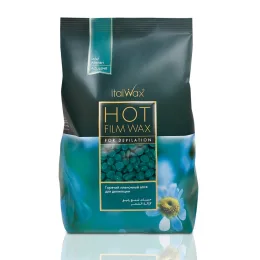 Віск гарячий плівковий в гранулах Азулен 1 кг ItalWax