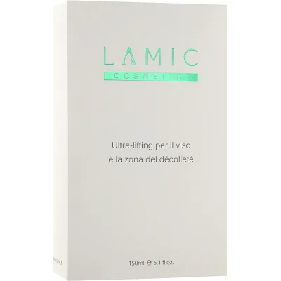 Ультраліфтинг Lamic Cosmetici для обличчя та зони декольте – професійний anti-age догляд 3 в 1, 150 мл