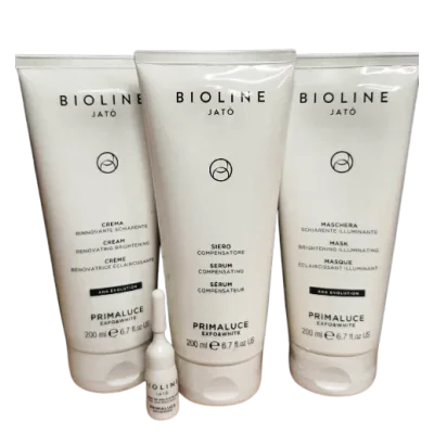 Зволожуючий активний пілінг 40 Primaluce Exfo&White Bioline Jato Тестовий набір