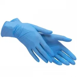 Рукавички  нітрилові текстуровані без пудри  SafeTouch® Advanced™Vitals, блакитні (3,0 г) 100 шт S