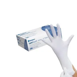 Рукавички нітрилові текстуровані без пудри SafeTouch® Advanced™ Platinum White білі (3,6 г) 100 шт М Рукавички нітрилові текстуровані без пудри SafeTouch® Advanced™ Platinum White білі (3,6 г) 100 шт М