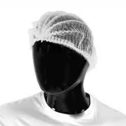 Шапочка медична одноразова білого кольору на одній резинці 100 шт. РБ