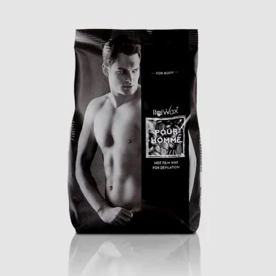 Віск гарячий плівковий для чоловіків ItalWax Pour Homme Barber 1 кг